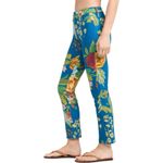 MOTHER Denim MOTHER The Mid Rise Dazzler Cropped Floral Blue Printed Jeans Size 25 $228 Photo 2