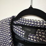 J.Crew NWT Navy  Silk Tweed Jacket Size 6 Photo 5