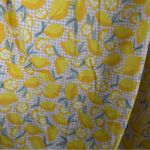 Lands' End NWT Lands’ End Yellow Summer Lemon Cinched Waisted Stretch Mini Dress XL 18 Photo 5