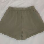 TNA Aritzia Cozy Sweatshorts Green xs Photo 5