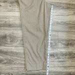 H&M Women Tan Chinos Relaxed Fit High Waist Straight Leg Size 10 Wide Waist Band Photo 13