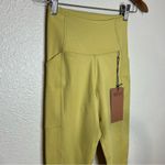 Girlfriend Collective High-Rise Thigh Pocket Compressive Leggings Yellow NEW XS Photo 1