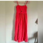 Commence Cotton Sleeveless Pockets Cutout Long Dress commense size Medium   NWT Photo 1