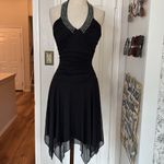 Windsor  embellished scarf skirt rouched y2k vintage dress Photo 12