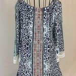 Peter Nygard  Boho Mixed Media Tunic Top Women’s Size Small Photo 3
