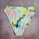 Old Navy  White Multicolor Bikini Bottom Swimwear Size Large NWT Photo 1