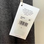 Splendid NWT Rumi Ribbed Midi Knot Skirt Charcoal Grey Side Slit Size Large Photo 8