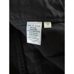Rag and Bone Alex High Rise Straight Worn Black Button Fly Rigid Size 32 Womens Photo 9