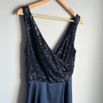 NEW  Dresses Sachin & Babi Midnight Bella Sequin Formal Gown Photo 8