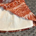 Miami Miama size small smockerdo tube top cold shoulder orange rust colored short slv Photo 6