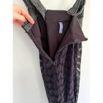 Free People  | All The Right Moves Gray and Black Beaded Tweed Lace Dress | Sz 4 Photo 4