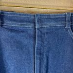 Ellen Tracy Vintage 90s Style Denim Maxi Skirt with Slit - 90s Chic Collection Photo 3