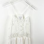 Saylor NWT Tayler Gauzey Crochet Lace Mini Dress S White Photo 5