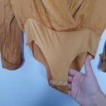 Zara mustard gold bodysuit size medium Orange Photo 5