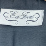 Vintage 90s Jumpsuit Black Wrap Front Dolman Long Sleeve Gold Hardware Womens XS Photo 8