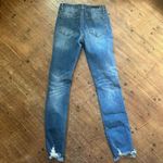 Risen distressed 26/3 straight leg boutique normcore jeans Blue Photo 3