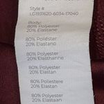 Fabletics LEGGINGS MESH PANELS RED MAROON STYLE LG1931620 SIZE MEDIUM WOMEN Photo 6