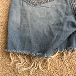 Abercrombie & Fitch the ankle straight ultra high rise blue jean shorts 29x5 Photo 8