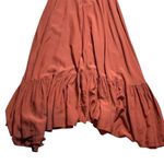 Farm Rio Cinnamon Dark Brown Ruffle Strap Maxi Dress Women’s US XS Photo 7