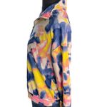 SOFT Bobbie Brooks Sweater Ladies Size Small Multicolor Tie Dye Pullover 1/3 Zip Pink Size L Photo 2