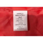 Coldwater Creek  Pink Silk‎ Linen Blend Blazer Jacket Women’s Small Career Office Photo 7