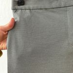 Joie  Black White Gingham Elastic Waist Crop Stretch Pull On Business Casual Pant Photo 11