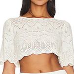 Revolve  LOBA WOMENS SMALL LACE CREAM TOP Photo 0