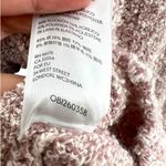 Free People  Good Day Cropped Sweater  Mauve Boucle Knit Size Small Photo 11