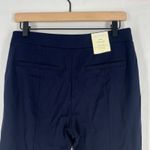 Dana Buchman Ankle Pants Womens Medium Navy Blue Super Stretch Mid Rise Slim Fit Photo 5
