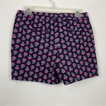 Boden Richmond Floral‎ 4” Chino Shorts Size 6 Blue Photo 3