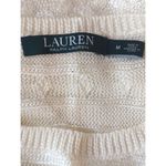 Lauren Ralph Lauren Women's Cable Knit Tunic Sweater Dress White Medium Photo 6