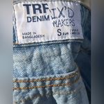ZARA Women’s TRX IX’D Blogger Fave Distressed Denim Double Layer Mini Skirt Photo 7
