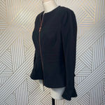 Ted Baker Yulij Flared Cuff Peplum Jacket Black Photo 4