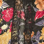 Band of the Free Lilou Floral Lace Slip Midi Skirt Black Berry Size S NWT Photo 5