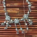 White House | Black Market  Crystal Dangle Necklace Photo 4