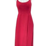 Azazie NEW Moira Red Sleeveless Cami Camisole Tank A Line Maxi Dress One Size Photo 0