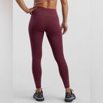 prAna  Mindset Classic High Rise 7/8 Leggings In Fig UPF 50 Size Large Photo 6