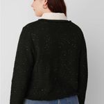 Cider New TWEED TYPE GLITTER ROUND NECKLINE BUTTON UP CARDIGAN CURVE & PLUS Size 2X Photo 2