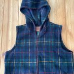 Lauren Ralph Lauren Multicolor Plaid Fleece Vest size medium Blue Photo 2