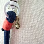 J.Crew Nautical Long Cording Rope Ball Wooden Bead Statement Beach Boho Necklace Photo 3