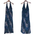 Free People āGlitter & Gold Sequin Velvet Midi Dress Blue Black Size Mediumā New Photo 4