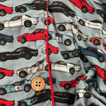 Posh Peanut miles print pajama shirt 2XL Blue Size 2X Photo 2