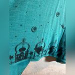 Disney Aladdin Teal Cardigan Sweater with Waterfall Design open front w design Photo 11