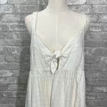 FRNCH  White Front Tie Sundress Midi Photo 1