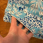 Printfresh  x Anthropologie Pajama Shorts Blue Cheetah print size Large Photo 7