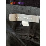 Ann Taylor Black Straight Leg Dress Pants Mid Rise Zip Size See Measurements Photo 5