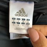 Adidas Dark Gray Three Striped Cropped Bottoms Photo 3