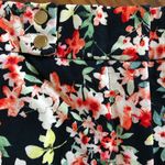 ZARA 50% OFF NEW Black Floral Shorts S Photo 9
