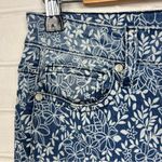 Altar'd State Altar’d State Blue Floral Flare Bell Bottom Jeans Size 27 Photo 8