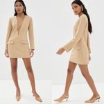 STAUD  Mott Dress Camel Large Photo 5